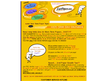 Tablet Screenshot of fastpapers.com